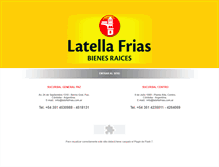 Tablet Screenshot of latellafrias.com.ar